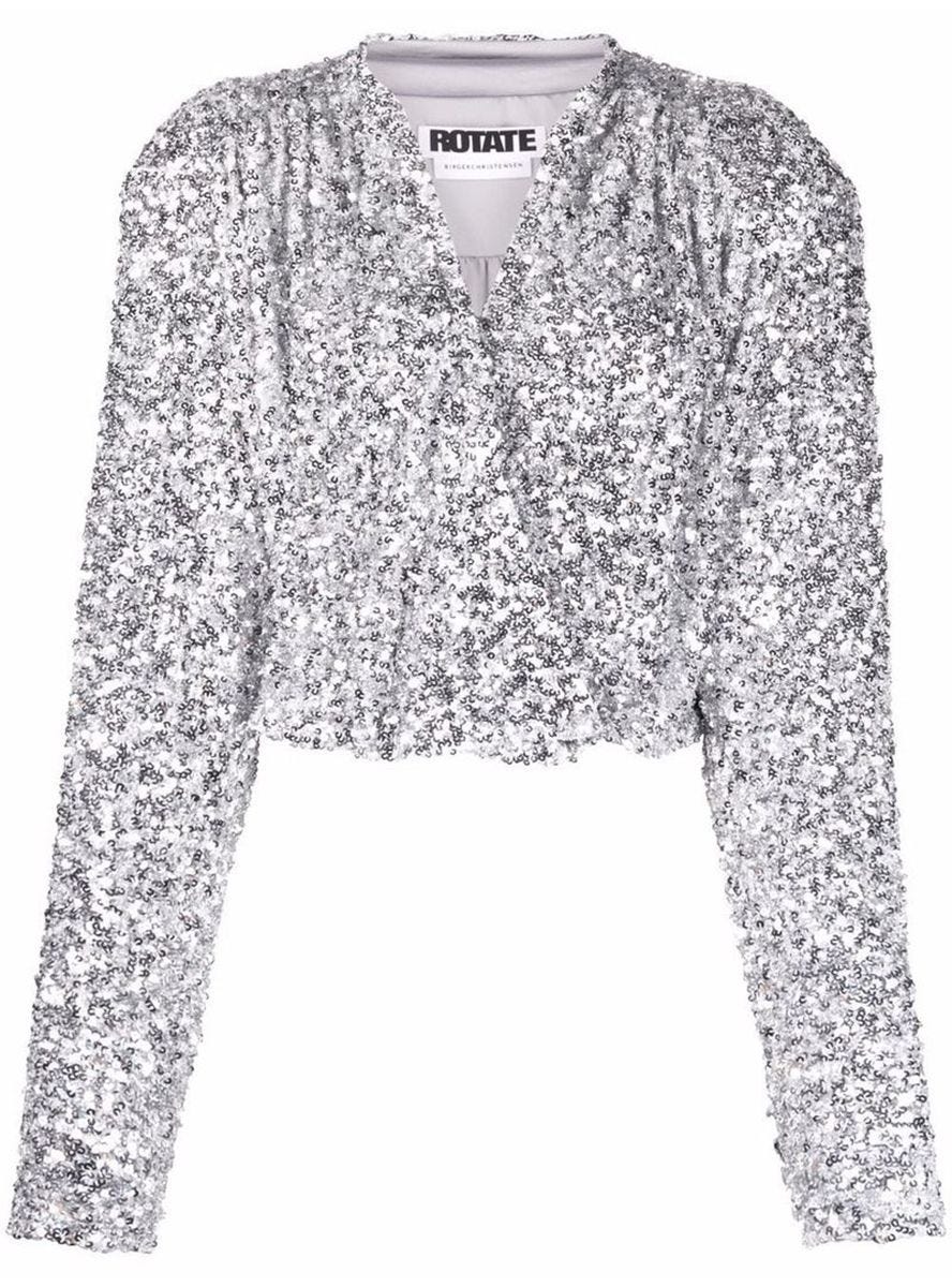 Aurelia Sequin-Embellished Blouse